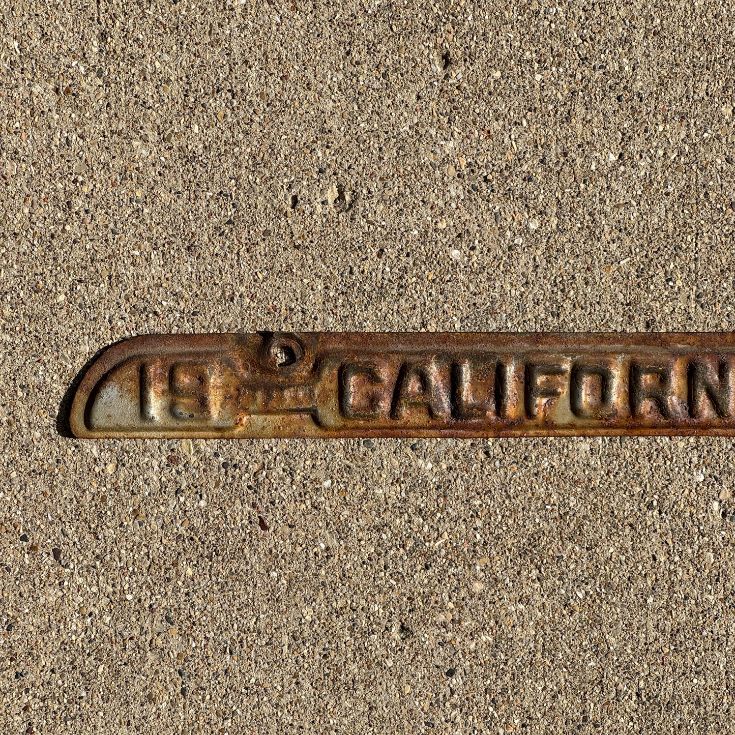 1942 California Tab License Plate Auto Tag