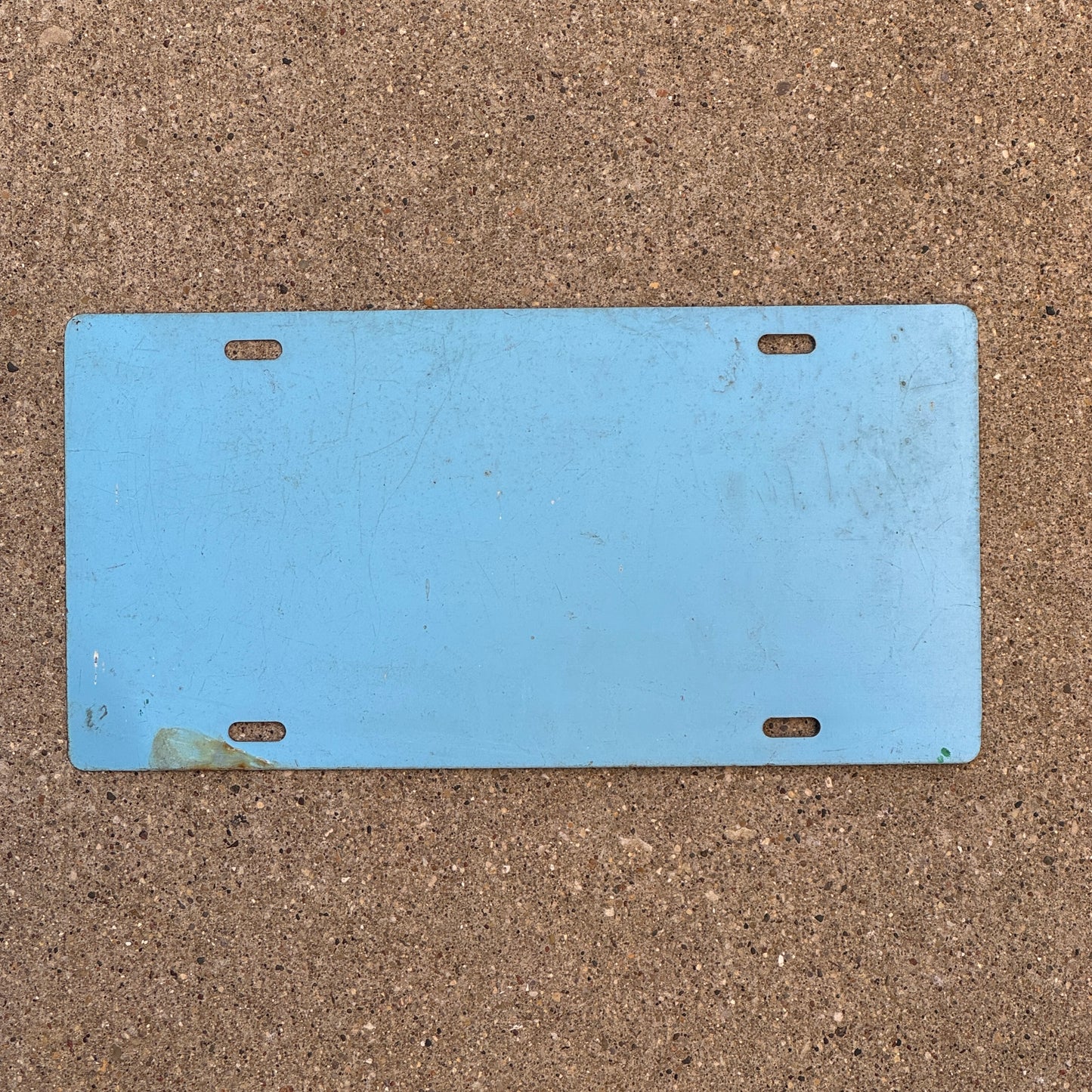 1960 Era Noccalula Falls Gadsden Alabama Booster License Plate Auto Tag Metal