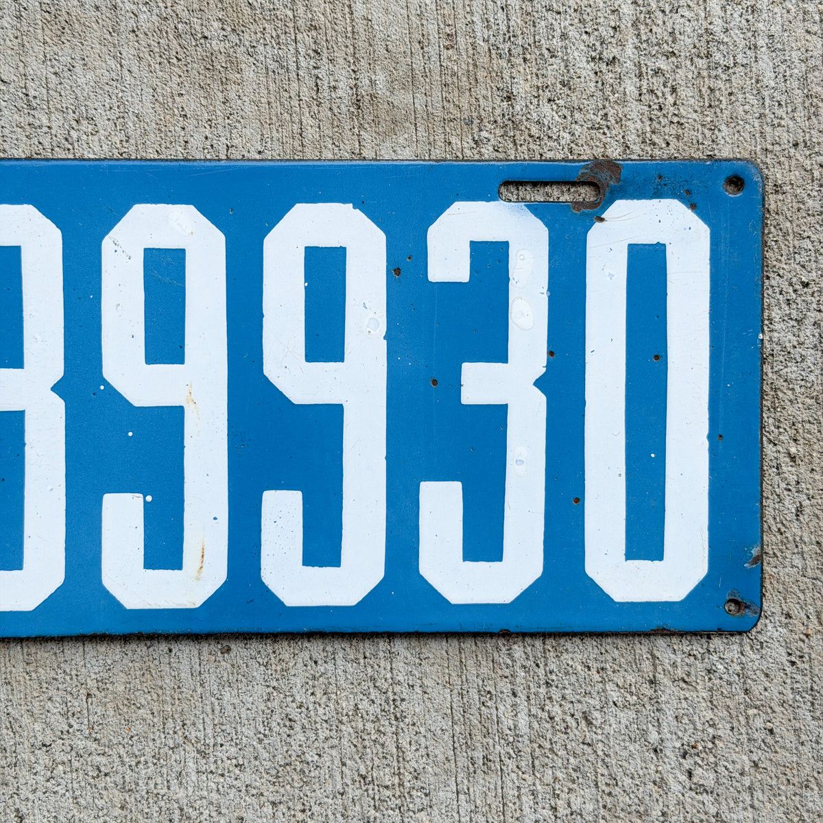 1915 Pennsylvania Porcelain License Plate Auto Tag 2 Vintage Garage 39930