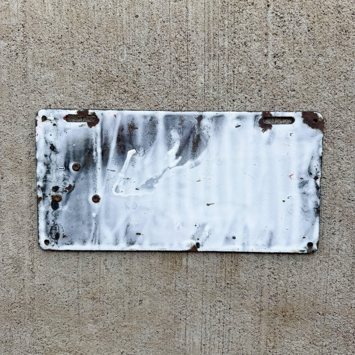1913 New Jersey Porcelain License Plate Auto Tag Low Number Four Digit 5269