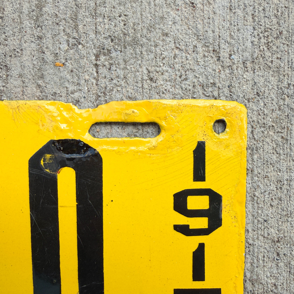 1915 Colorado Porcelain License Plate Auto Tag 11710