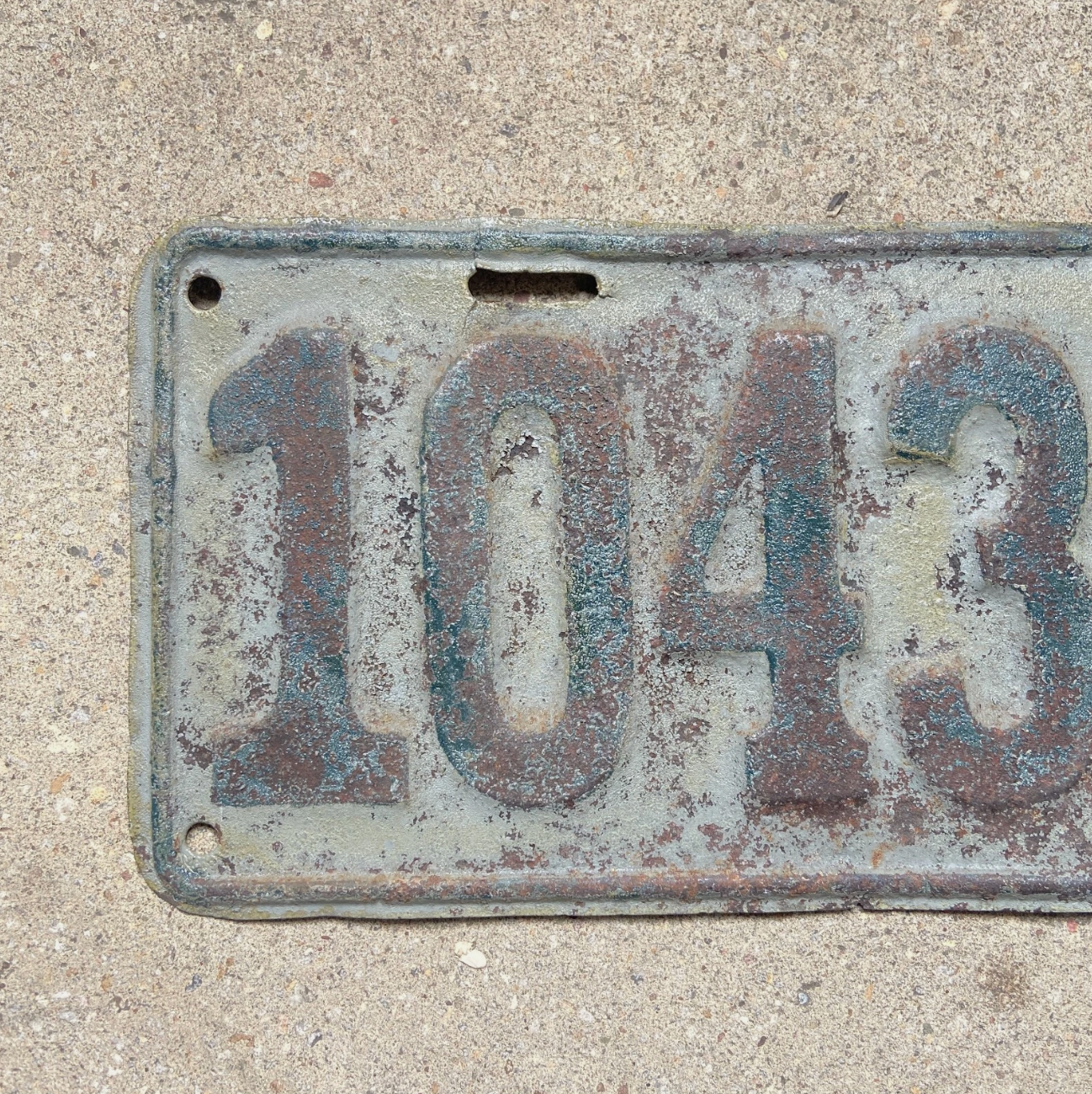 1918 Arizona License Plate Auto Tag 10436