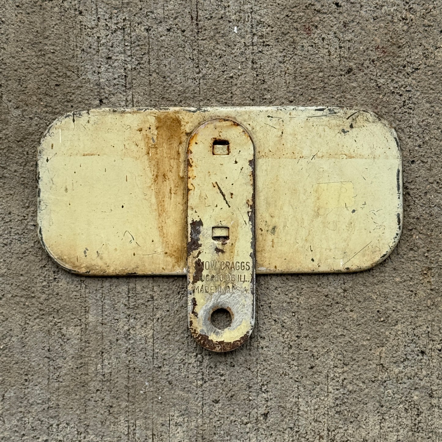 1930 Era Come Up Some Time License Plate Topper Auto Tag Snow Craggs